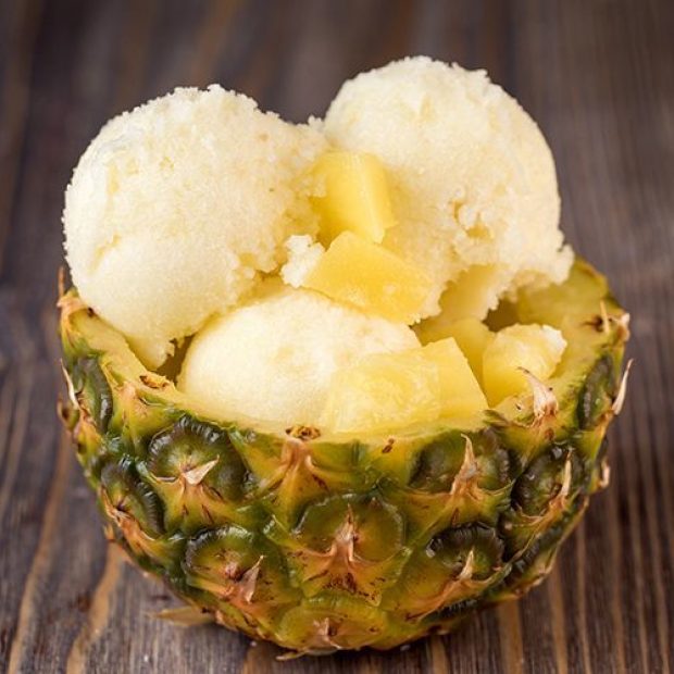 Creamy Pineapple Sorbet